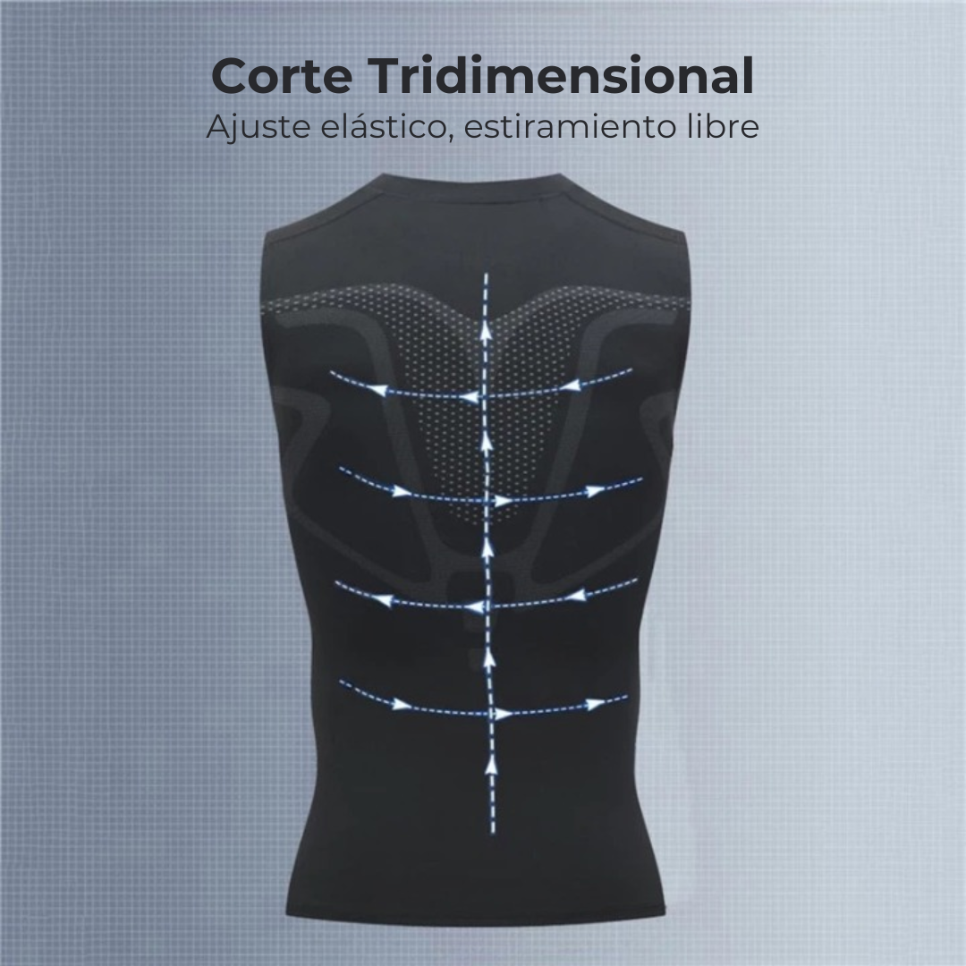 FiberPulse™ Camiseta Reductora – Tecnología Iónica e Infrarroja